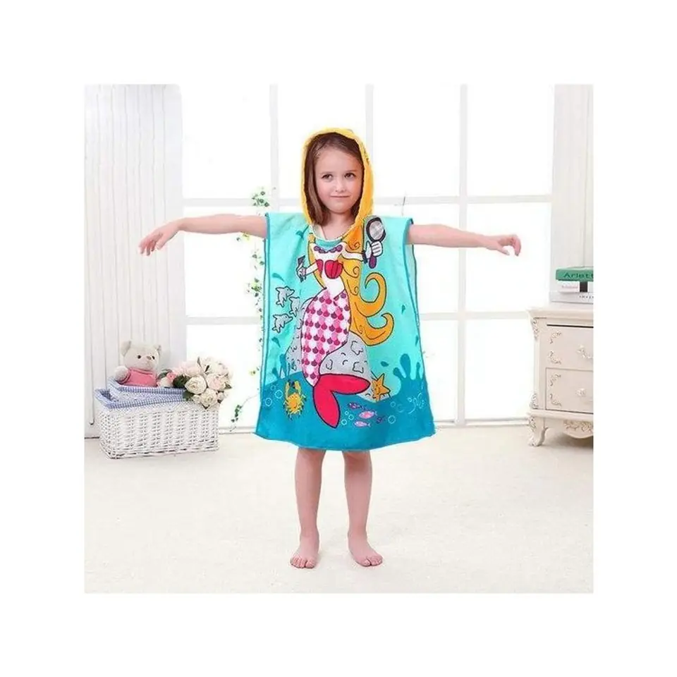 ⁨RĘCZNIK PLAŻOWY Peleryna dziecięca PEL01WZ6⁩ w sklepie Wasserman.eu