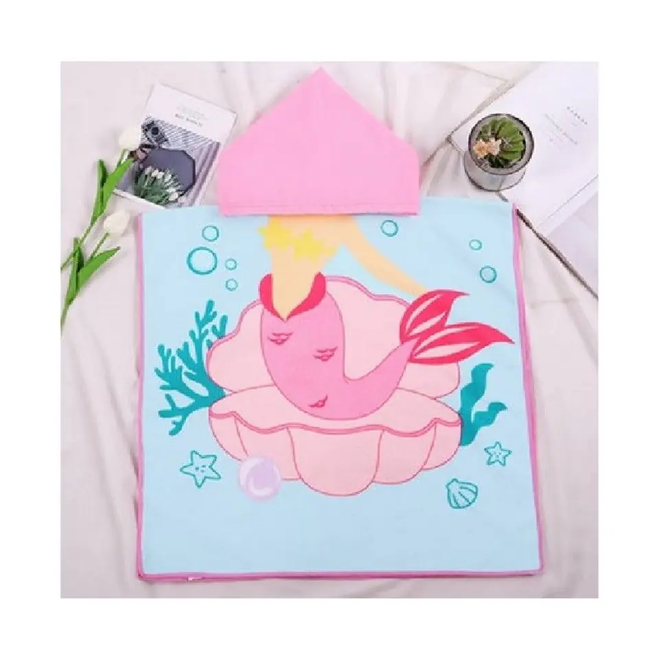 ⁨RĘCZNIK PLAŻOWY Peleryna dziecięca PEL01WZ18⁩ w sklepie Wasserman.eu