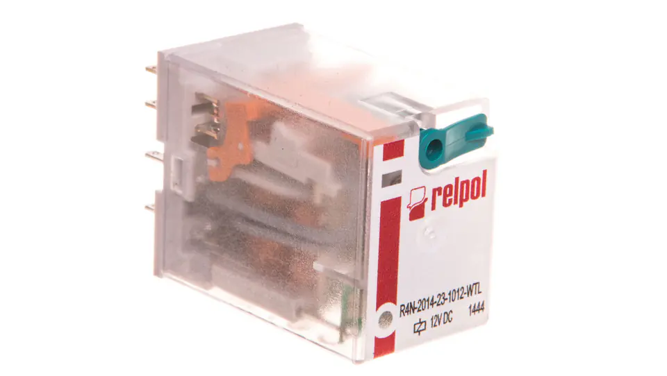 ⁨Industrial Relay 4P 12V DC AgNi R4N-2014-23-1012-WTL⁩ at Wasserman.eu