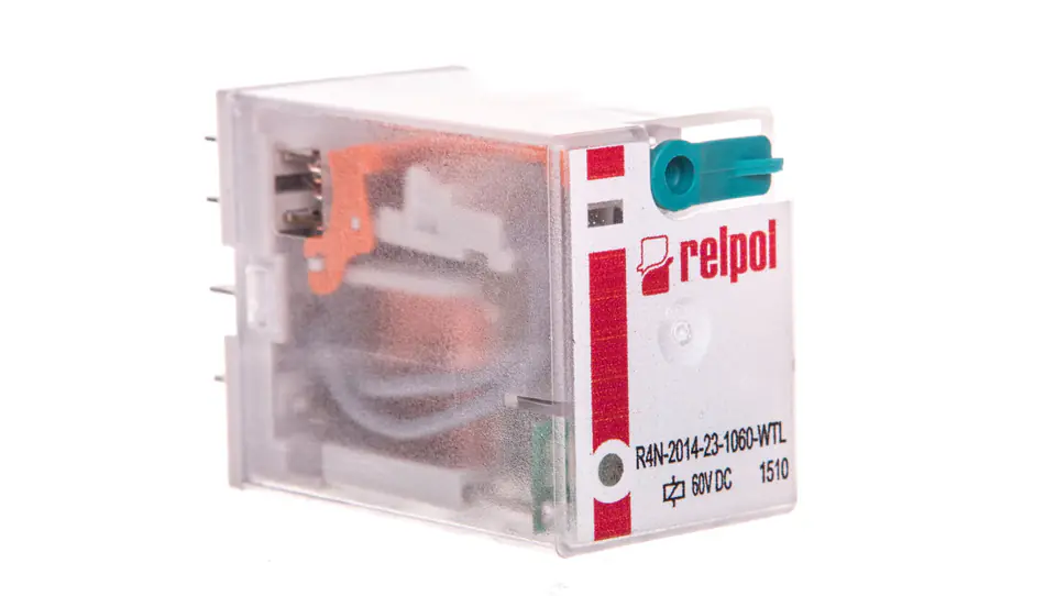 ⁨Industrial Relay 4P 60V DC AgNi R4N-2014-23-1060-WTL 860835⁩ at Wasserman.eu