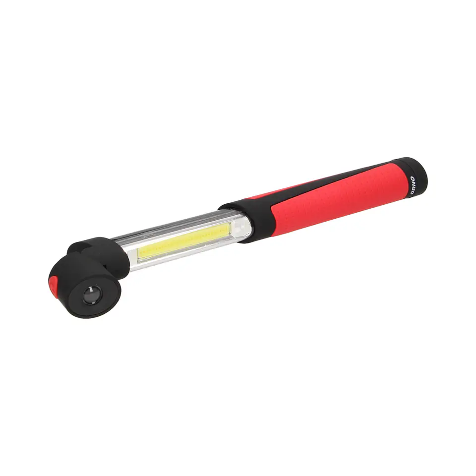 ⁨Extendable workshop torch 19-28 cm, broken 00-900, 2W COB+1 LED, 140lm, 3 x AAA, magnet⁩ at Wasserman.eu