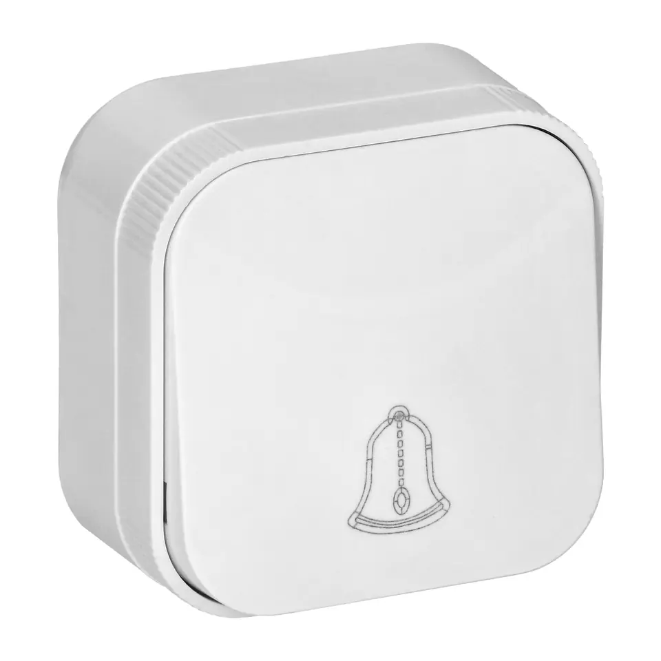 ⁨Przycisk dzwonek N/T ToDo IP20, biały⁩ w sklepie Wasserman.eu
