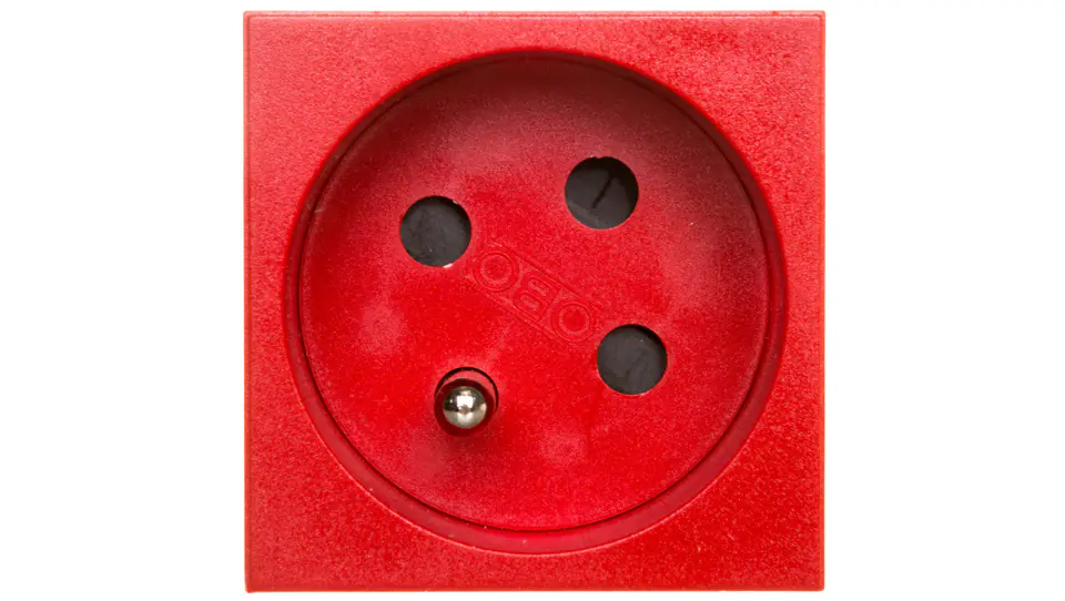 ⁨Power socket M45 single with/u 16A red STD-F3K SRO1 6120322⁩ at Wasserman.eu