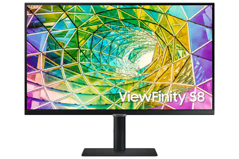 ⁨Samsung ViewFinity S27A800NMP computer monitor 68.6 cm (27") 3840 x 2160 pixels 4K Ultra HD LED Black⁩ at Wasserman.eu