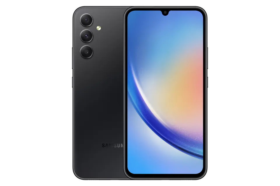 ⁨Smartfon Samsung Galaxy A34 (A346B) 8/256GB 6,6" SAMOLED 1080x2340 5000mAh Hybrid Dual SIM 5G Awesome Graphite⁩ w sklepie Wasserman.eu