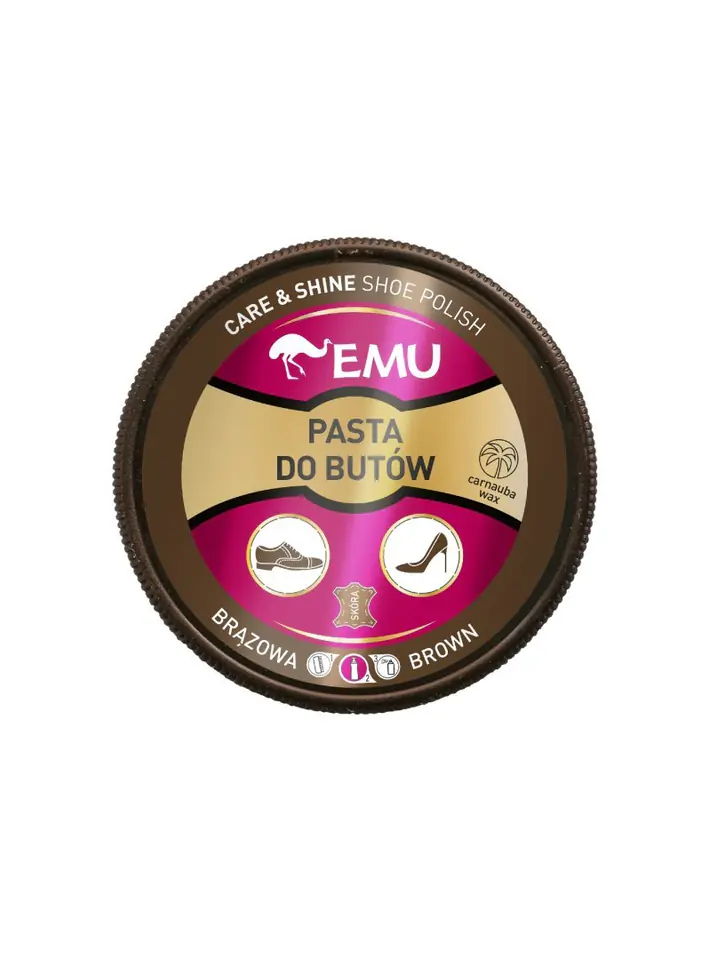 ⁨EMU Pasta do butów - brązowa 50ml⁩ w sklepie Wasserman.eu