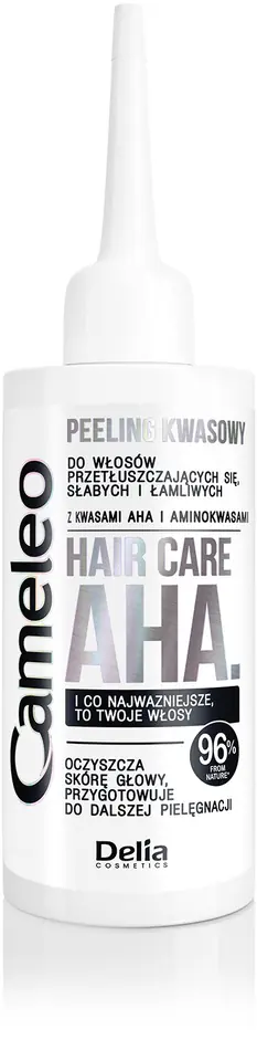 ⁨Delia Cosmetics Cameleo Hair Care AHA Peeling kwasowy do włosów 150ml⁩ w sklepie Wasserman.eu