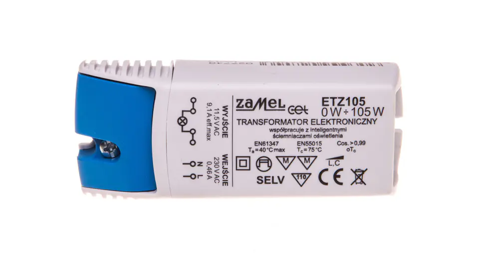 ⁨Transformator elektroniczny 230/11,5V 0-105W ETZ105 LDX10000038⁩ w sklepie Wasserman.eu