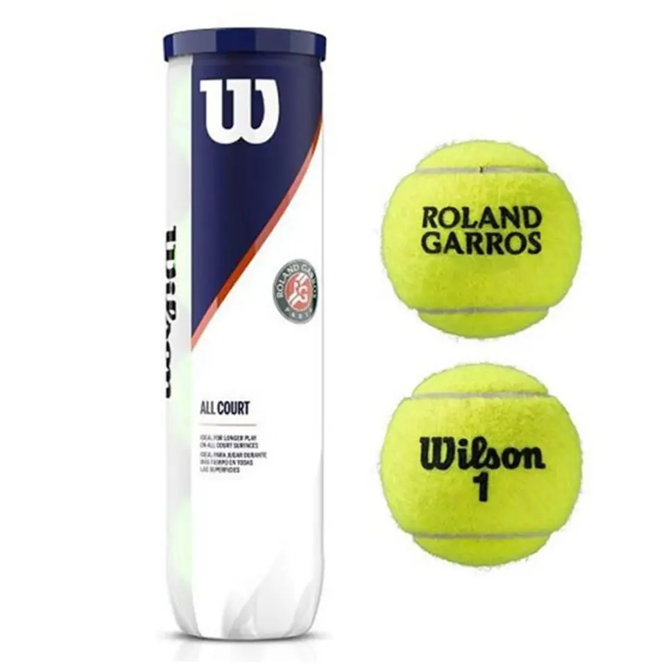 ⁨Piłka tenisowa Wilson Roland Garos All Court 4 WRT116400 (kolor żółty)⁩ w sklepie Wasserman.eu