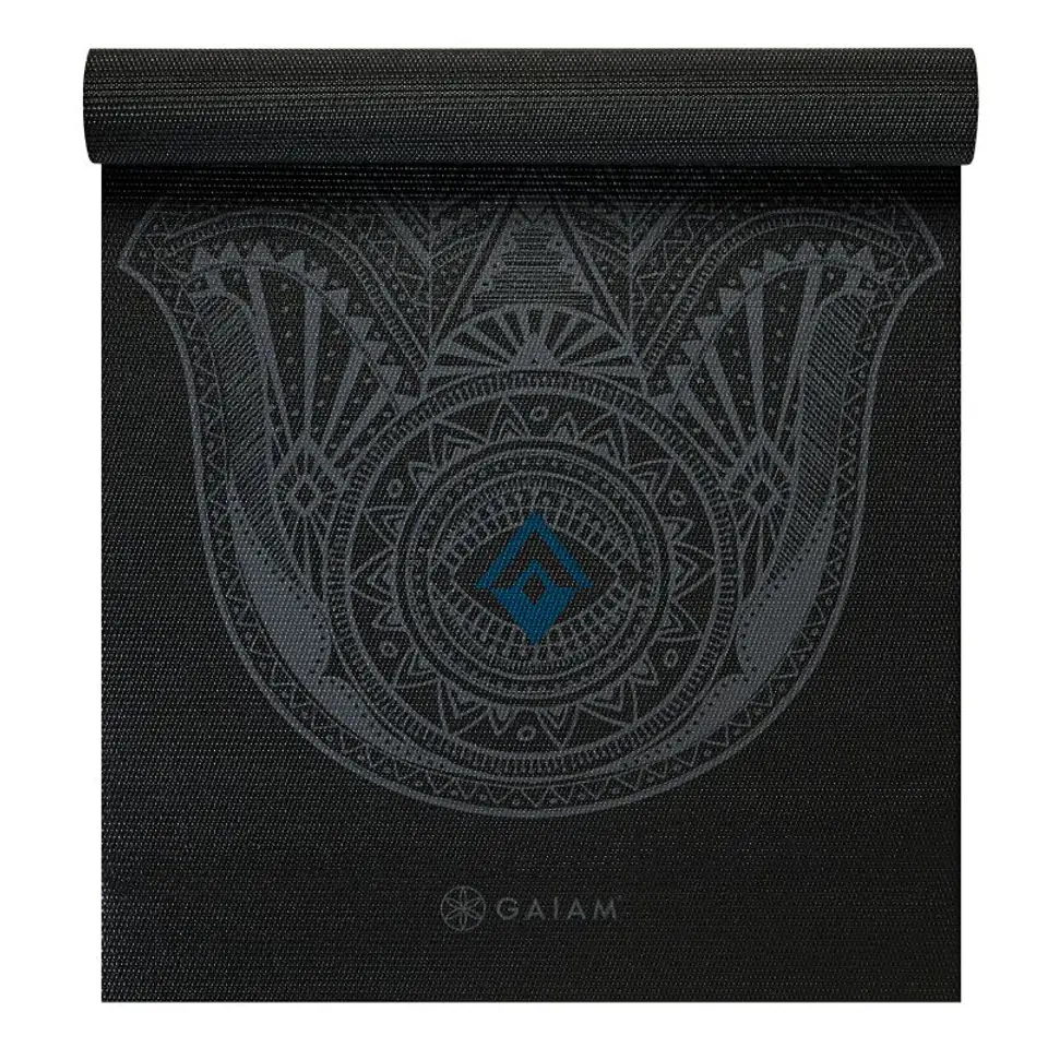 Mata do Jogi GAIAM Grey Hamsa 4 MM 61971 (kolor Szary/Srebrny) w sklepie Wasserman.eu