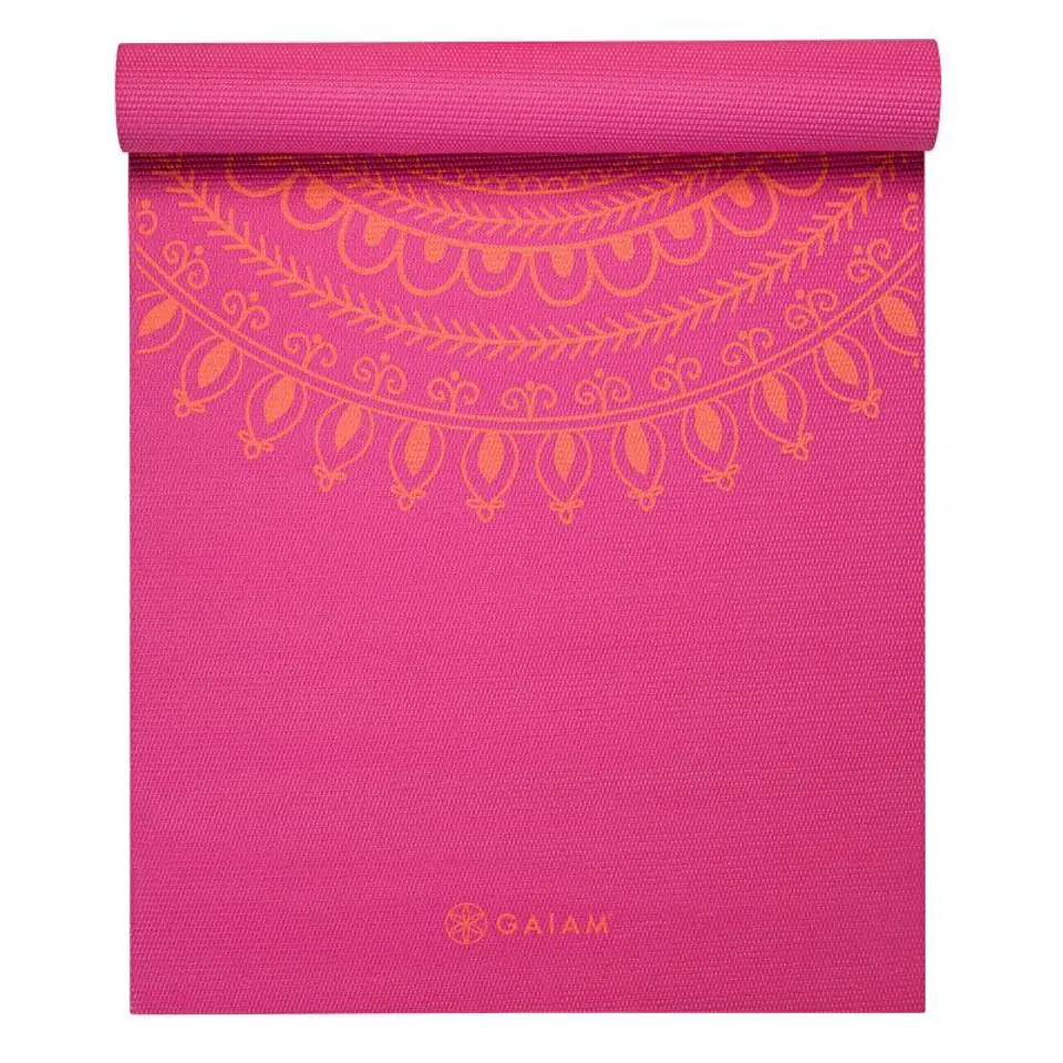 Mata do Jogi Gaiam Bright Marrakesh 6 mm (kolor Różowy) w sklepie Wasserman.eu