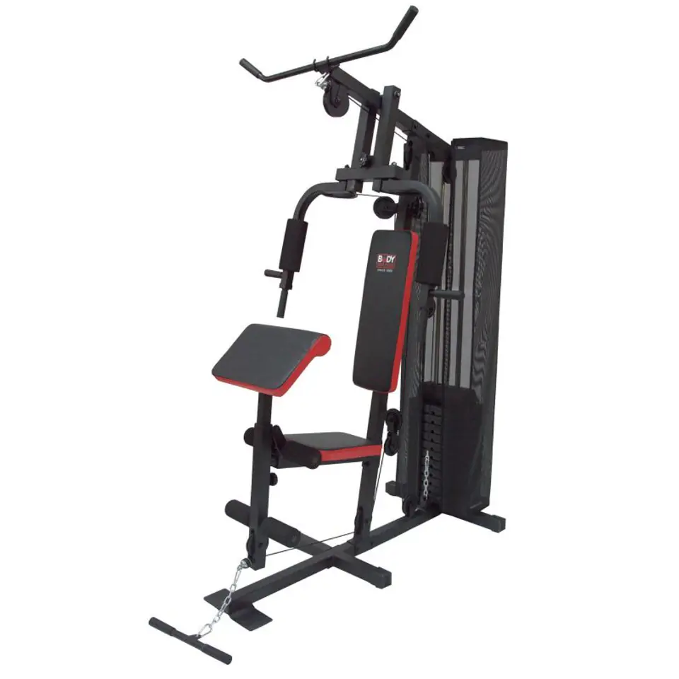 ⁨Atlas jednostanowiskowy Body Sculpture Multigym BMG 4303, STOS 66 KG (kolor Czarny)⁩ w sklepie Wasserman.eu