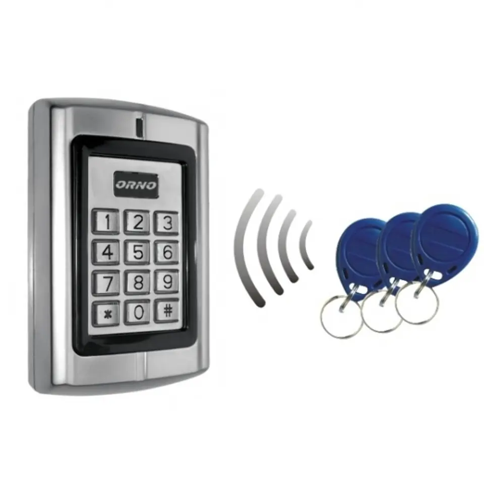 ⁨Code lock with proximity card and key ring reader, IP44⁩ at Wasserman.eu