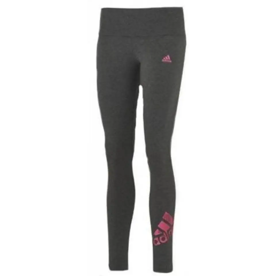 ⁨Spodnie adidas Tight Tig W (kolor Szary/Srebrny)⁩ w sklepie Wasserman.eu