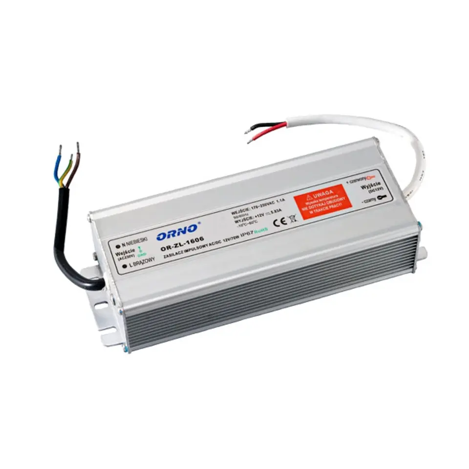 ⁨Power supply for LED 12VDC 70W, IP67⁩ at Wasserman.eu