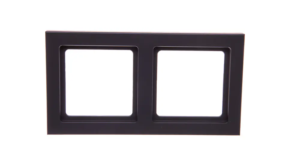 ⁨Berker Q.3 Double universal anthracite / velvet frame 10126096⁩ at Wasserman.eu