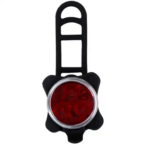 ⁨Lampka rowerowa tylna Dunlop 3led SMD (kolor Czarny. Czerwony)⁩ w sklepie Wasserman.eu