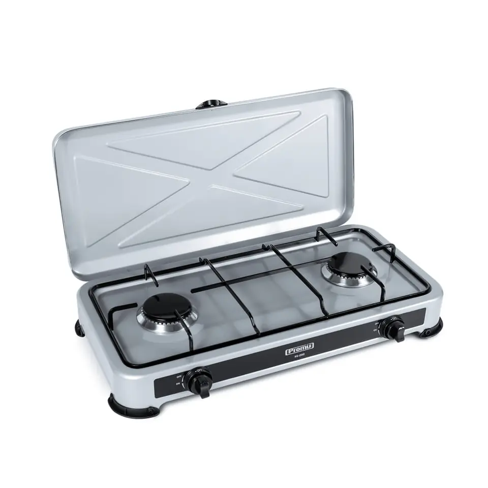 ⁨Gas cooker PROMIS KG200 SILVER WITHOUT REDUCER⁩ at Wasserman.eu