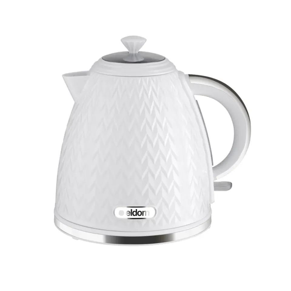 ⁨Electric cordless kettle white, retro Eldom C265B, white⁩ at Wasserman.eu