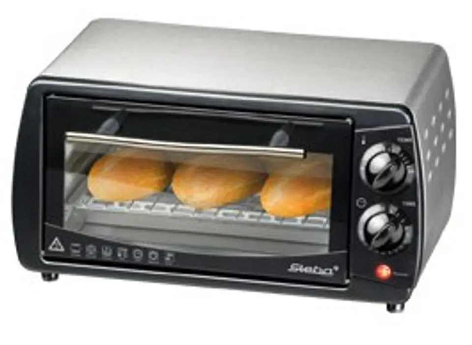 Mini piekarnik do pizzy Steba KB 9.2 (Pierścień sterujący; 800W; kolor czarny) w sklepie Wasserman.eu