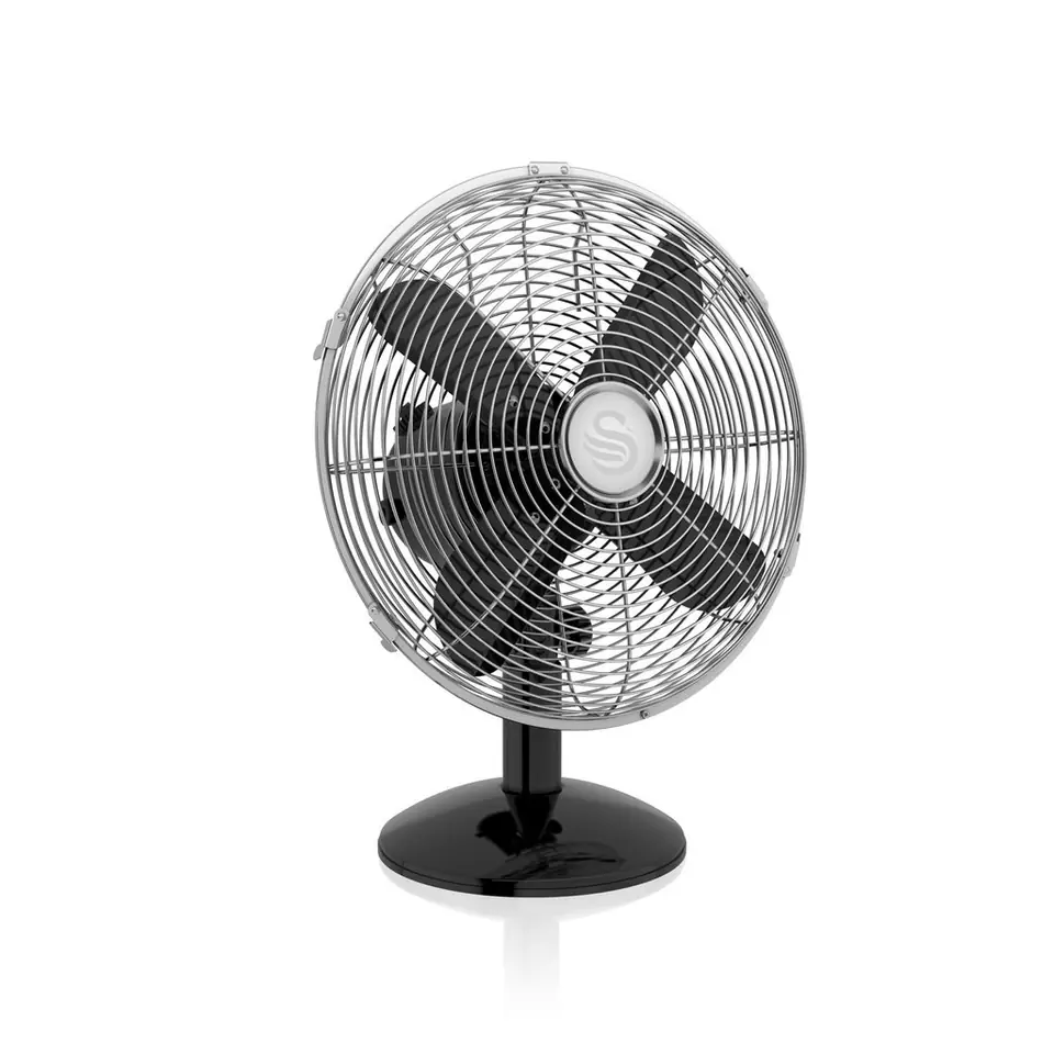 ⁨Swan Grey SFA12620BN household fan Black⁩ at Wasserman.eu