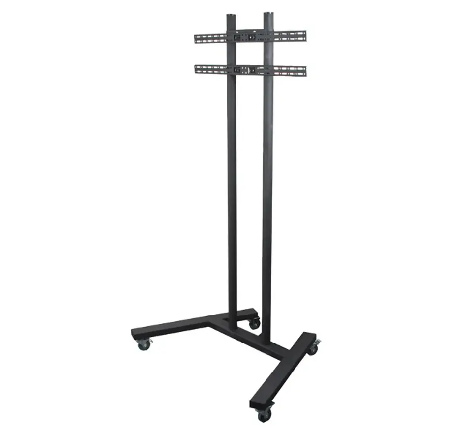 ⁨B-Tech Large Universal Flat Screen Trolley / Floor Stand (VESA 800 x 600) - 1.8m Ø50mm Poles⁩ at Wasserman.eu