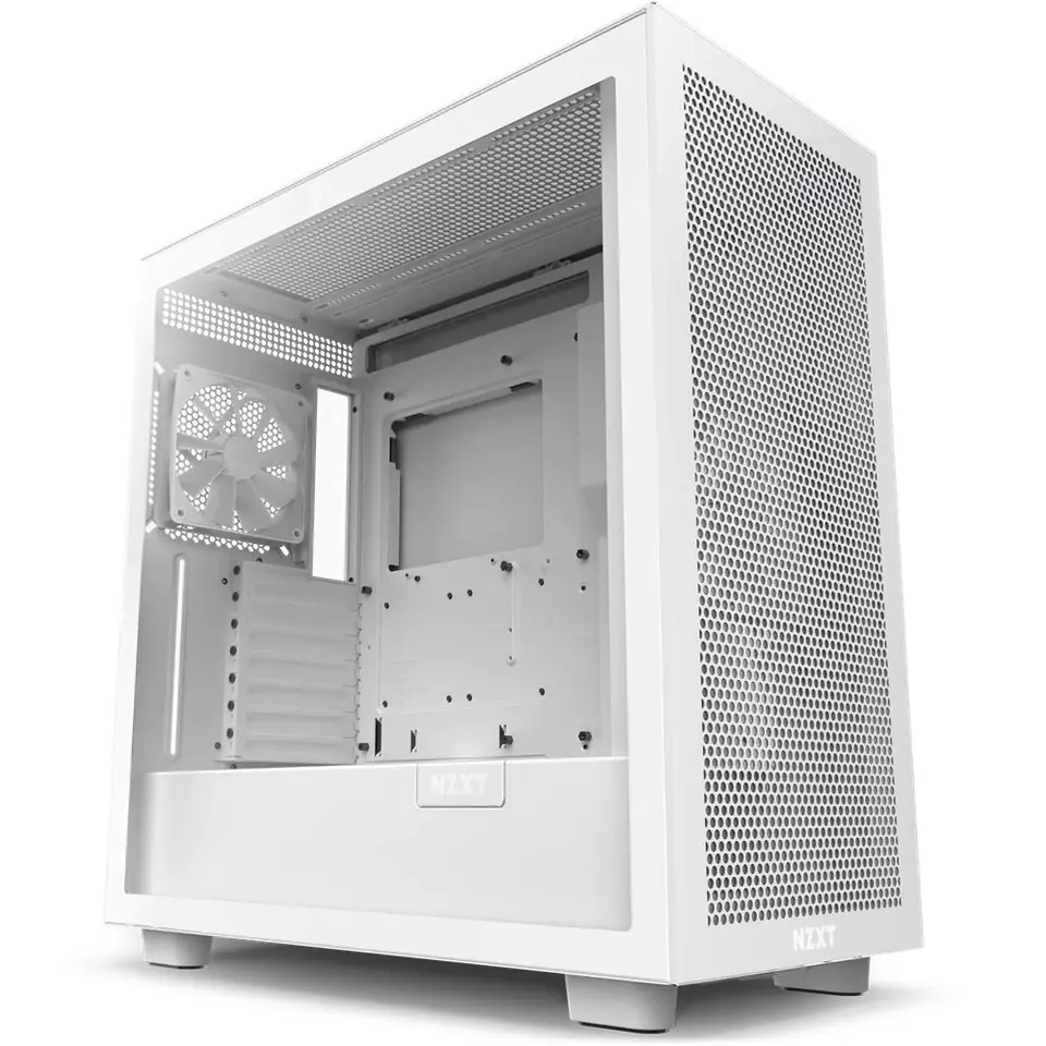⁨NZXT H7 Flow Midi Tower White⁩ at Wasserman.eu