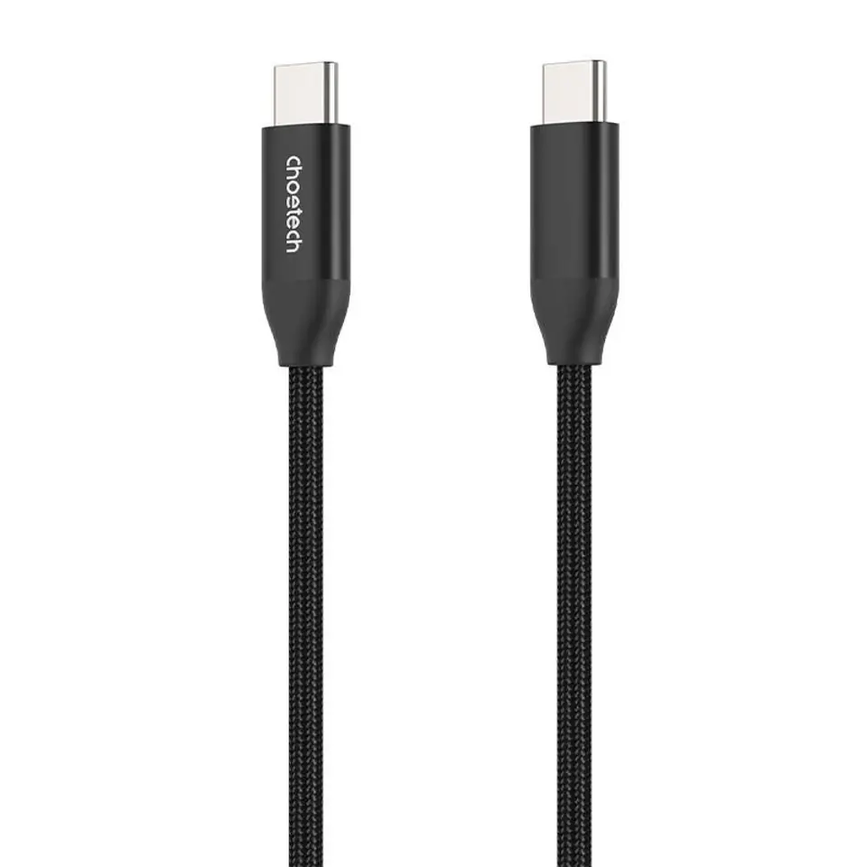 ⁨Kabel USB-C do USB-C Choetech XCC-1036 3.1 240W 2m (czarny)⁩ w sklepie Wasserman.eu