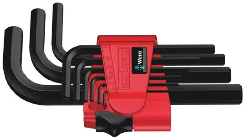 ⁨SET OF MANDREL WRENCHES 950/9 SHORT BLACK LASER, 9PCS⁩ at Wasserman.eu