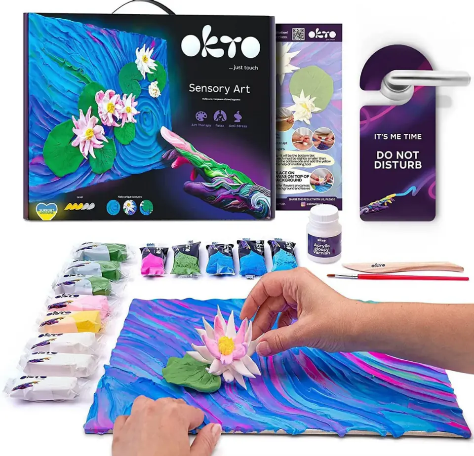 ⁨Water Lilies Creative Hand Masterpiece Creation Kit 30x40cm 10003⁩ at Wasserman.eu