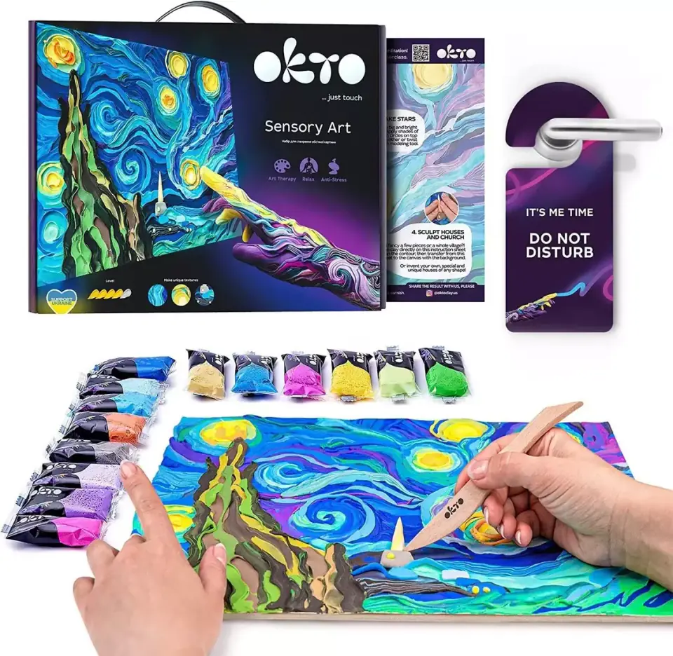 ⁨Starry Night Hand Masterpiece Creative Kit 30x40cm 10005⁩ at Wasserman.eu