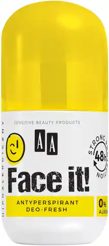 ⁨AA Face It! Dezodorant antyperspirant roll-on Fresh 50ml⁩ w sklepie Wasserman.eu