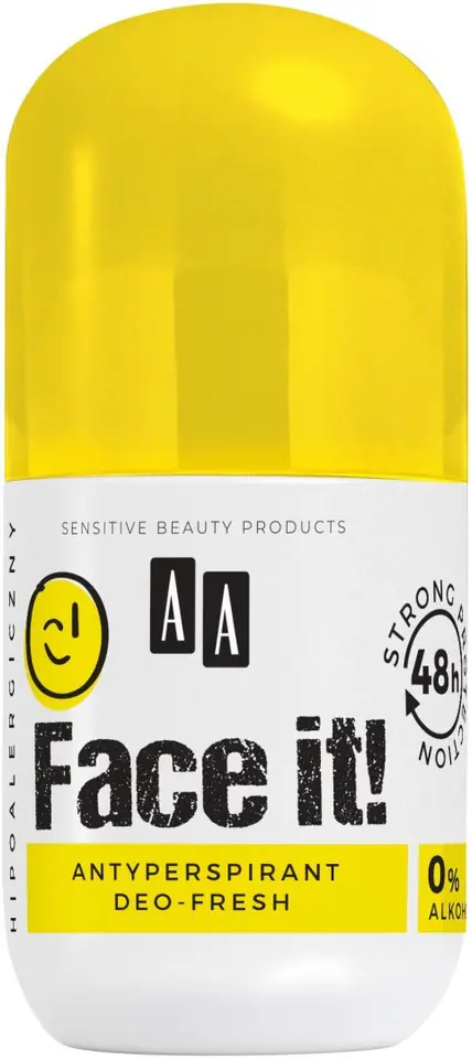 AA Face It! Dezodorant antyperspirant roll-on Fresh 50ml w sklepie Wasserman.eu