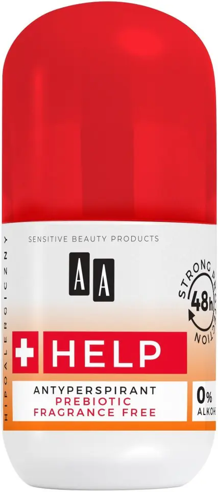 AA HELP Dezodorant antyperspirant roll-on Prebiotic 50ml w sklepie Wasserman.eu