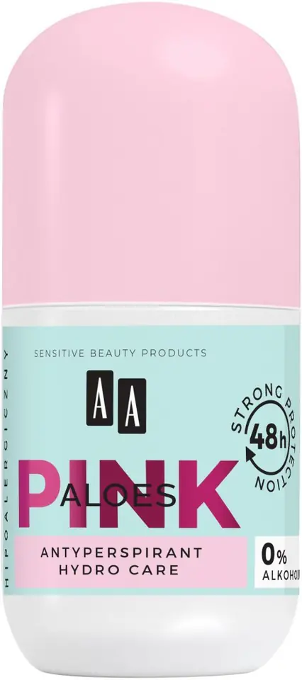 AA Pink Aloes Dezodorant antyperspirant roll-on 50ml w sklepie Wasserman.eu