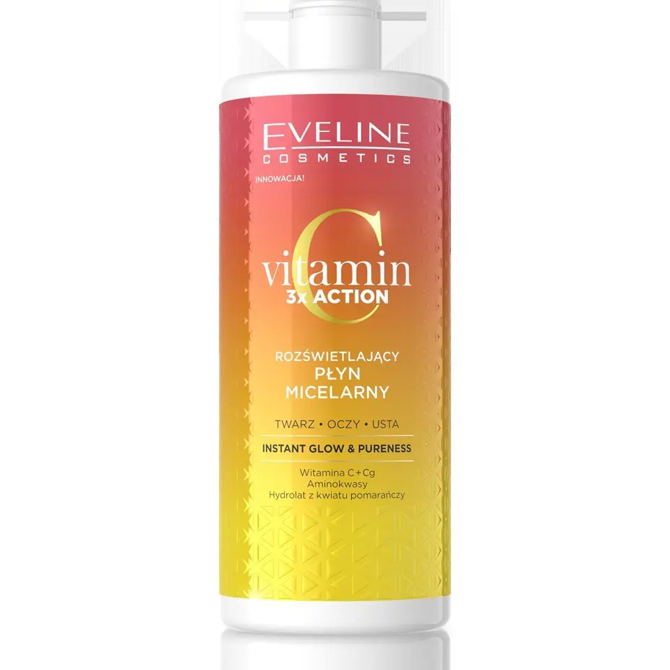 ⁨EVELINE VITAMIN C 3XACTION Płyn micelarny⁩ w sklepie Wasserman.eu