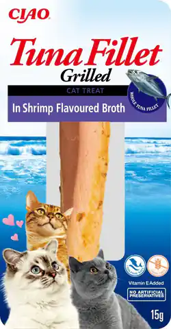 ⁨INABA Grilled Tuna in shrimp flavoured broth - Katze behandeln - 15 g⁩ im Wasserman.eu