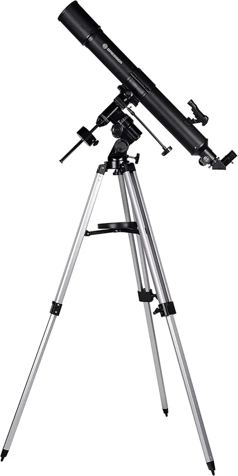 BRESSER 80/900 EQ-Teleskop mit Smartphone-Adapter im Wasserman.eu