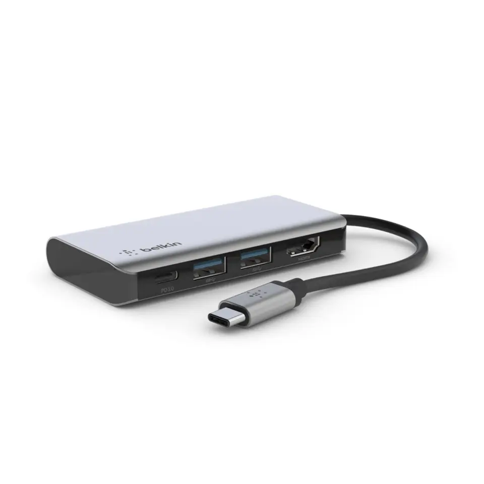 ⁨BELKIN HUB USB-C 4-IN-1 MULTIPORT ADAPTER⁩ w sklepie Wasserman.eu