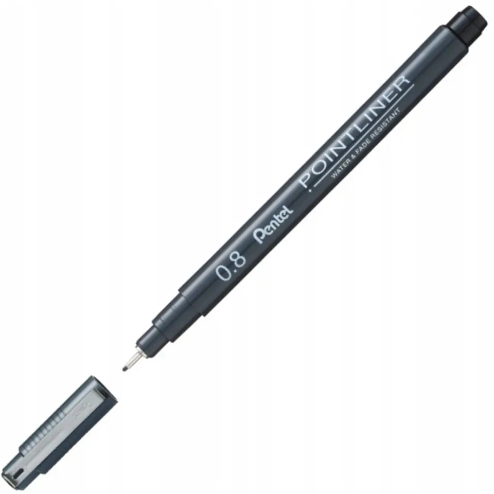⁨Cienkopis POINTLINER 0,8mm carny S20P-8A PENTEL⁩ w sklepie Wasserman.eu
