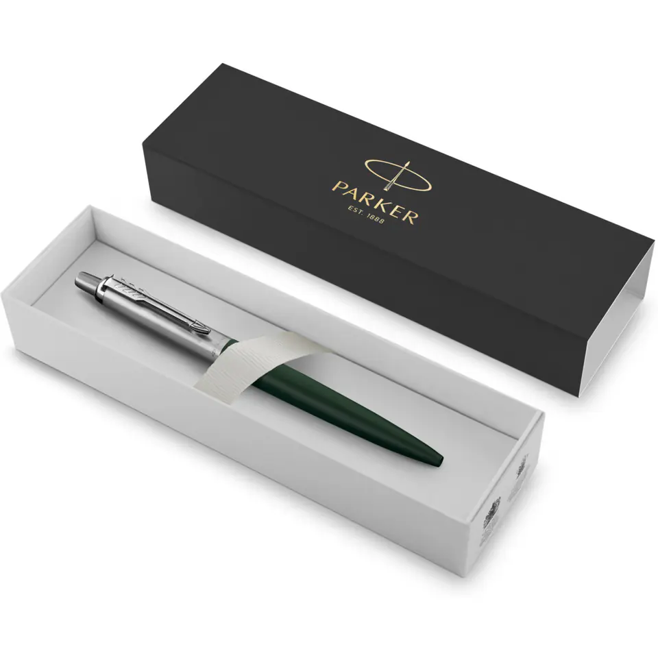 ⁨PARKER Kugelschreiber JOTTER XL Matte Green           M Blau Geschenkbox⁩ at Wasserman.eu