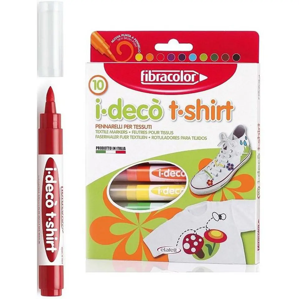 ⁨Mazaki I-DECO T-Shirt 10 kolorów FIBRACOLOR⁩ w sklepie Wasserman.eu