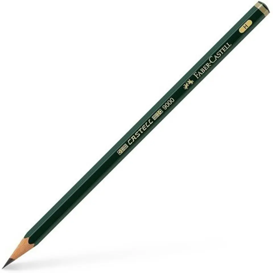 ⁨Ołówek CASTELL 9000 H (12szt.) 119011 Faber-Castell⁩ w sklepie Wasserman.eu