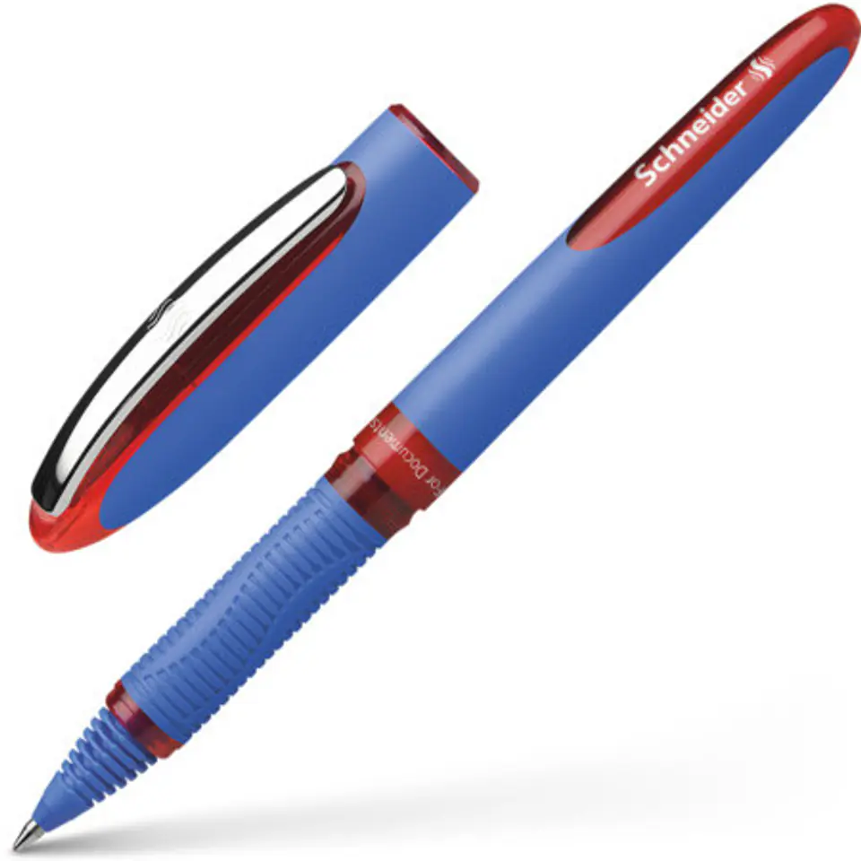 ⁨PIÓRO KULKOWE SCHNEIDER ONE HYBRID C 03 CZERWONY SR183102⁩ w sklepie Wasserman.eu