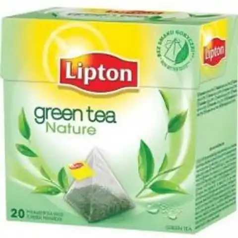 ⁨Herbata LIPTON PIRAMID (20 torebek) zielona GREEN TEA NATURE⁩ w sklepie Wasserman.eu