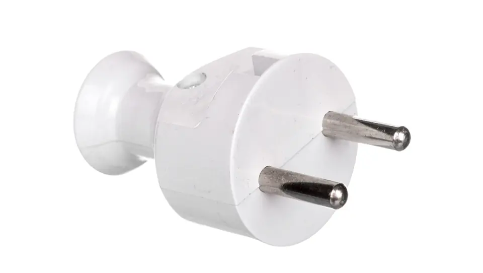 ⁨Plug straight b/u 16A 250V removable white WT-21/WHITE⁩ at Wasserman.eu