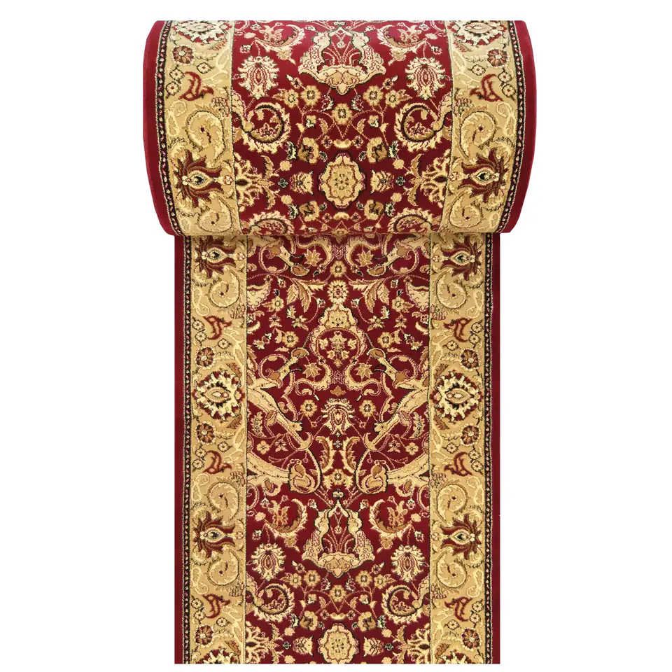 ⁨Chodnik Exclusive 02 - czerwony - 60 - 120cm : Kolor - czerwony, Szerokość - 100 cm⁩ w sklepie Wasserman.eu