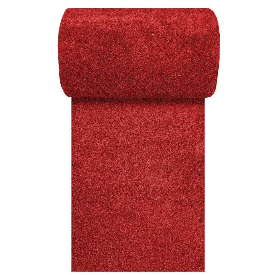 ⁨Chodnik Portofino -N- jednolity - czerwony : Kolor - czerwony, Szerokość - 80 cm⁩ w sklepie Wasserman.eu