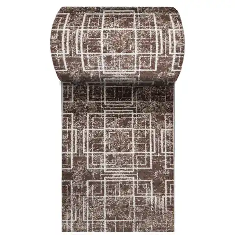 ⁨Chodnik dywanowy Panamero 09 Brązowy - szerokość od 60 cm do 150 cm brązowy 120 cm⁩ w sklepie Wasserman.eu
