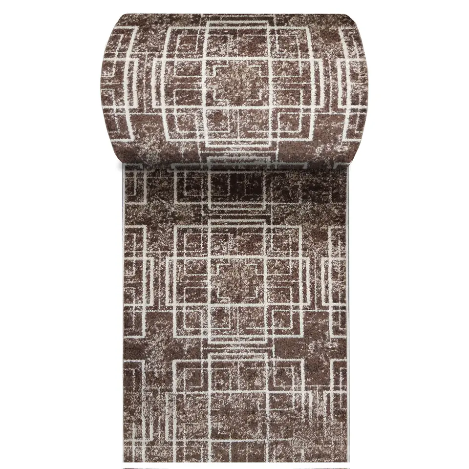 ⁨Chodnik dywanowy Panamero 09 Brązowy - szerokość od 60 cm do 150 cm : Kolor - brązowy, Szerokość - 60 cm⁩ w sklepie Wasserman.eu